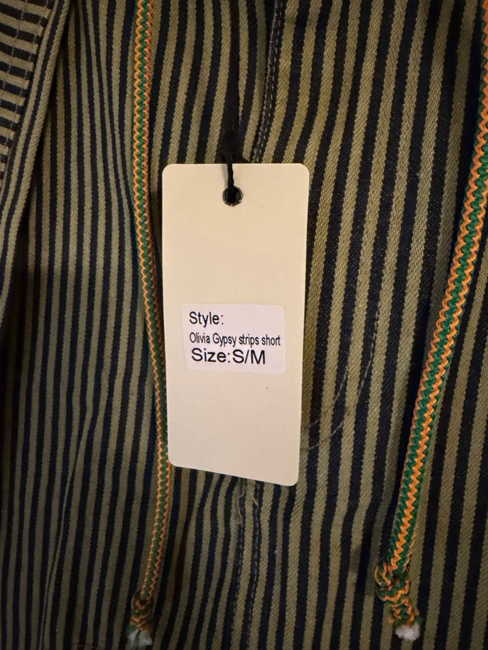 Jaded Gypsy Bohochic Drawstring Shorts NWT Size S/M drop crotch Casual Luxury - Picture 4 of 7